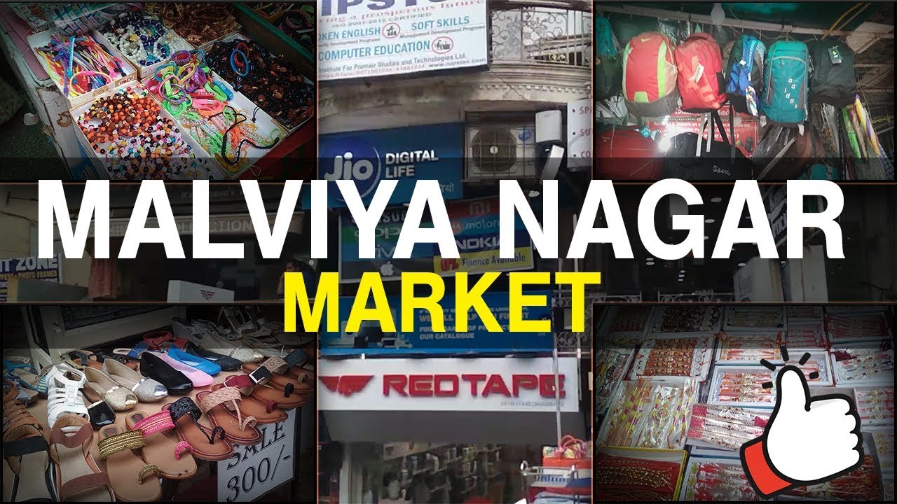 Malviya Nagar Market || New Delhi - YouTube