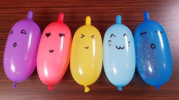 Making Slime with Funny Balloons - Satisfying Slime video