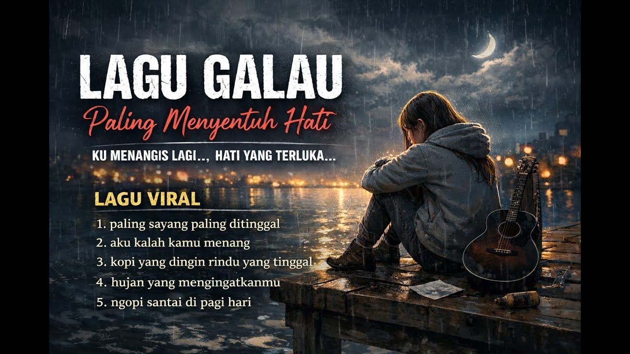 TOP 5 Lagu Galau Paling Menyentuh Hati 😌😭|| Cocok Buat Para Jomblo Yang Galau Brutal.