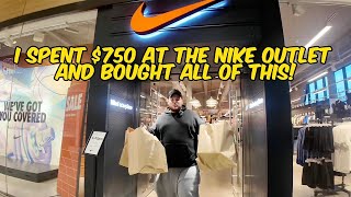 I SPENT $750 AT THE NIKE OUTLET AND BOUGHT ALL OF THIS!