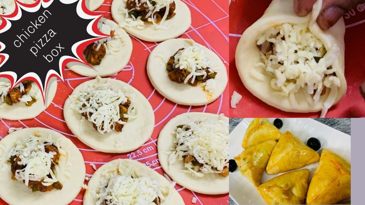 Ifthar special snacks|| pizza box|| delicious chicken fillings||Echamas cookbook