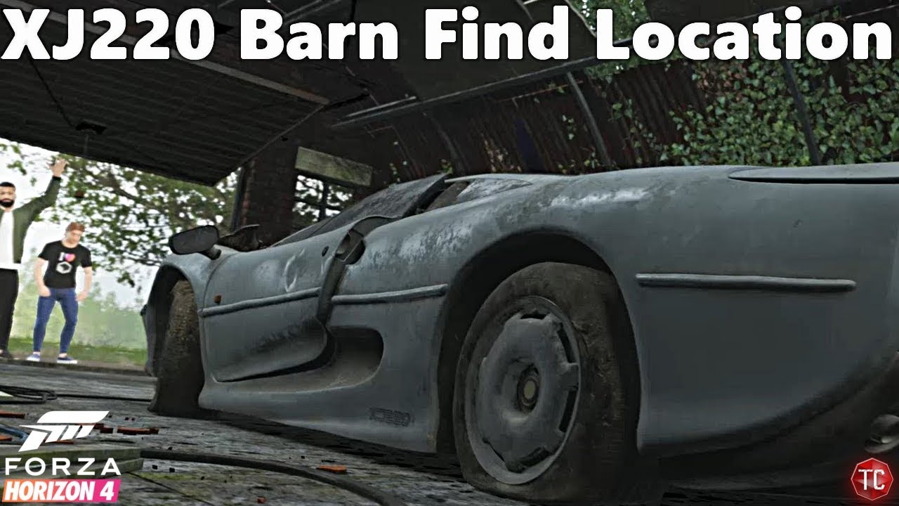 Forza Horizon 4 First Barn Find Jaguar Xj220 Location Youtube