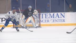 St. Louis Blues take the ice for training camp in Maryland Heights