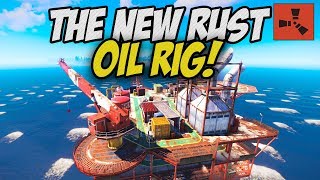 LOOTING the NEW OIL RIG MONUMENT! - Rust