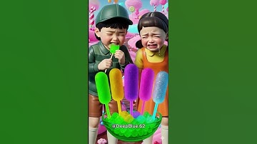 Squid Game AI Korean Ice Cream ASMR #squidgame #squidgame2 #ai #asmr
