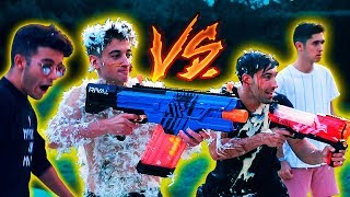 BATALLA EXTREMA NERF EN LA MANSION *castigo por lanzamiento*