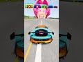 Big and Small Car vs K-pop Half Demon Saja Boys - BeamNG.Drive