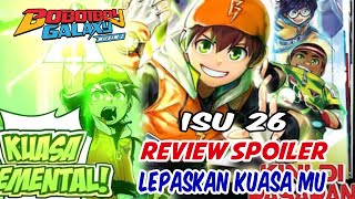 review komik boboiboy galaxy musim 2 isu 26 kuasa tahap 3 rimba