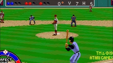 Relief Pitcher (Atari 1992)  Attract Mode 60fps