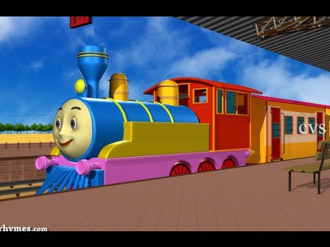 Chuku chuku railu vastundi - 3D Animation Telugu Rhymes for children with lyrics