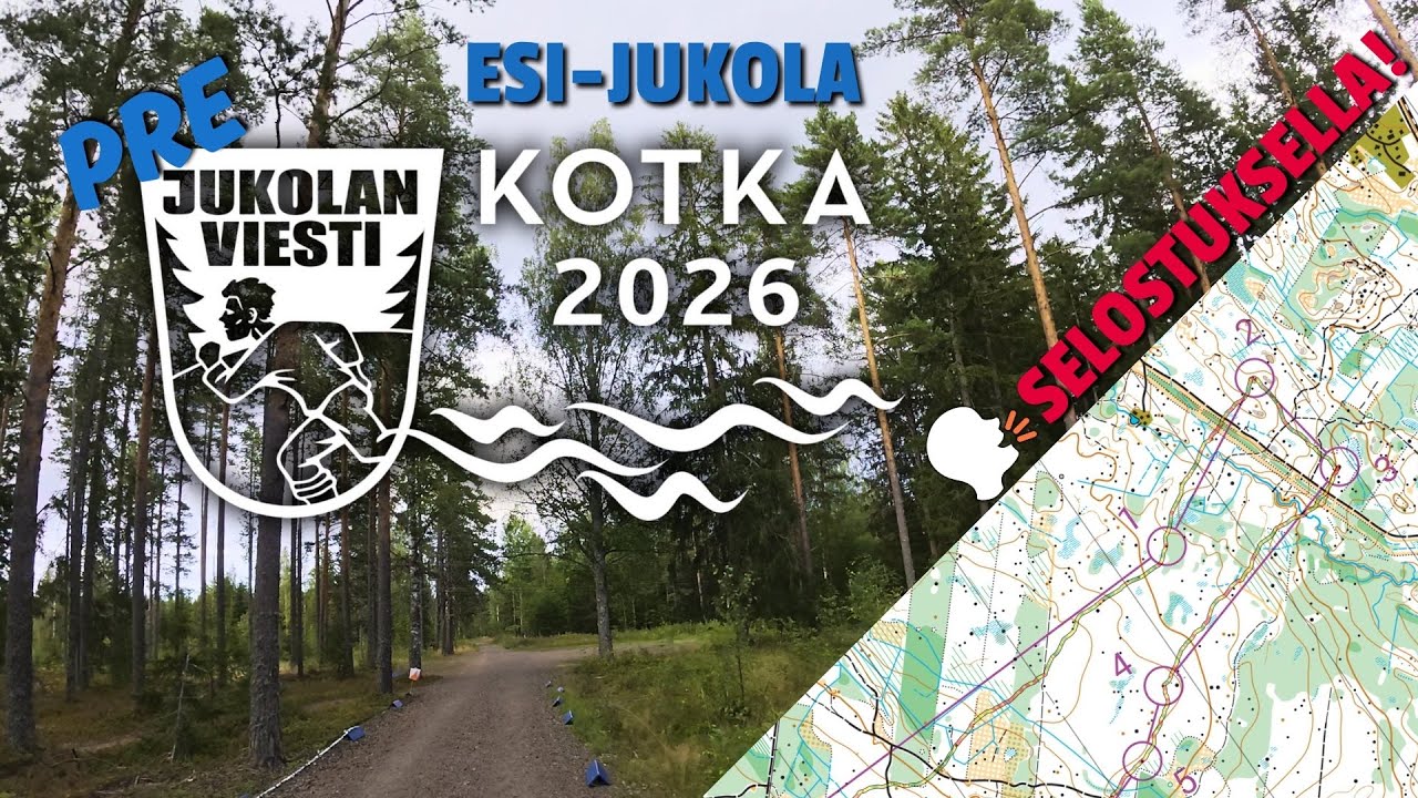 🗺️🌲Kotka-Jukolan Esi-Jukola - viestiliiga | 📹Suunnistus Selostuksella!