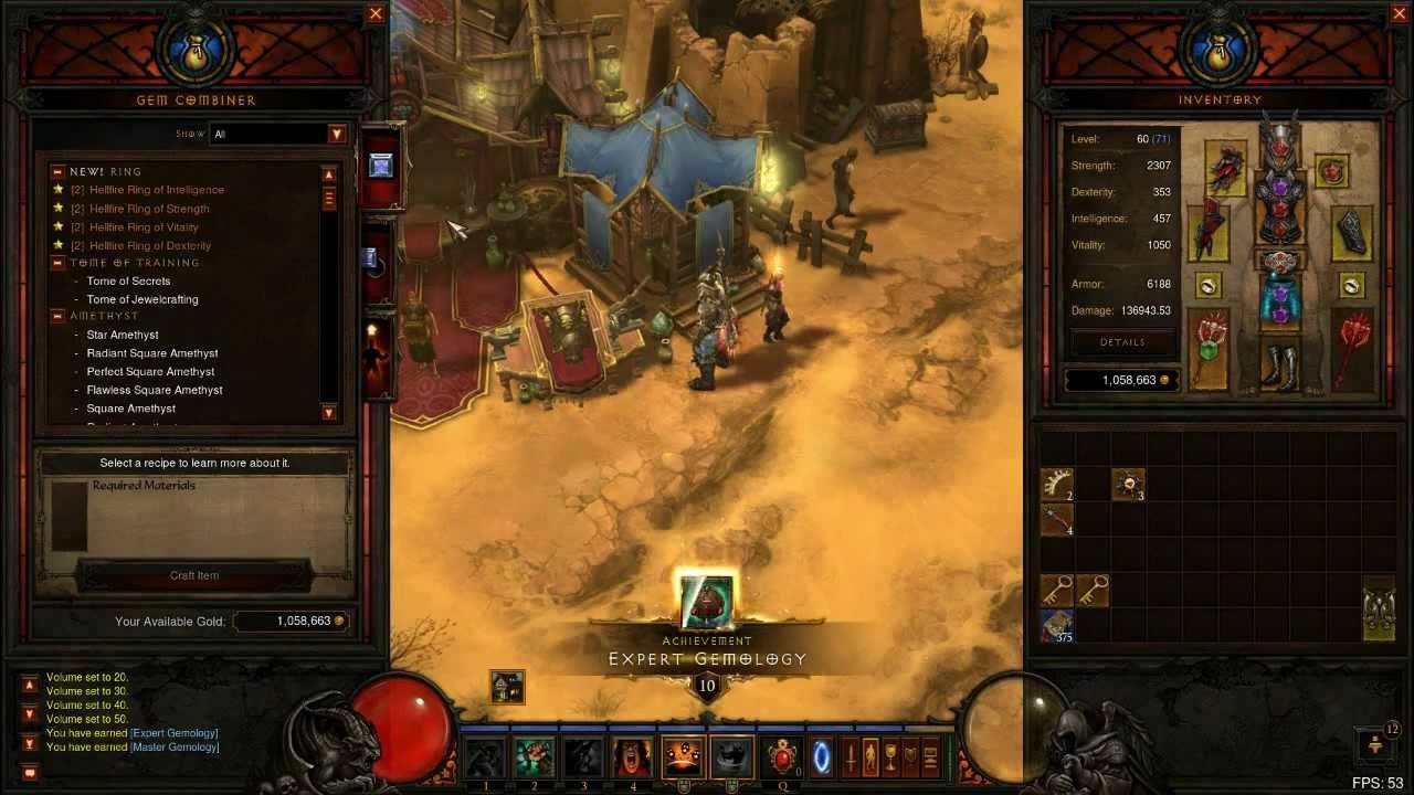 Diablo 3 Hellfire Ring Crafting YouTube