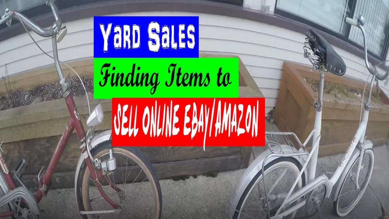 Yard Sales Finding Items To Sell Online YouTube