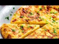 Crispy potato Omelette in 10minutes 😍 easy breakfast recipe #potatoomelette #easyrecipe  #eggrecipe