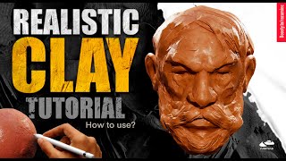 TUTORIAL HOW TO USE REALISTIC CLAY (#nomadsculpt )