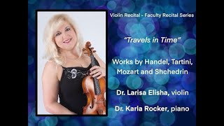 Giuseppe Tartini: Sonata in G minor, Op. 1 No.10    Larisa Elisha, violin  /Karla Rocker, piano