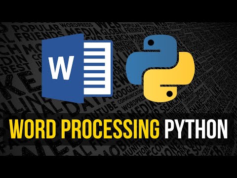 Video: Este Python bun pentru procesarea textului?
