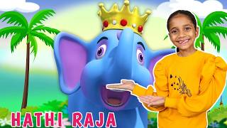 Hathi Raja Kha Chale shund hilake | हाथी राजा कहा चले | Kala Madari Aaya, Hindi Rhymes | Hamari Anvi