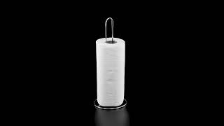 Chrome Kitchen Roll Stand - GEEZY Geezy Chrome Kitchen Roll Stand
