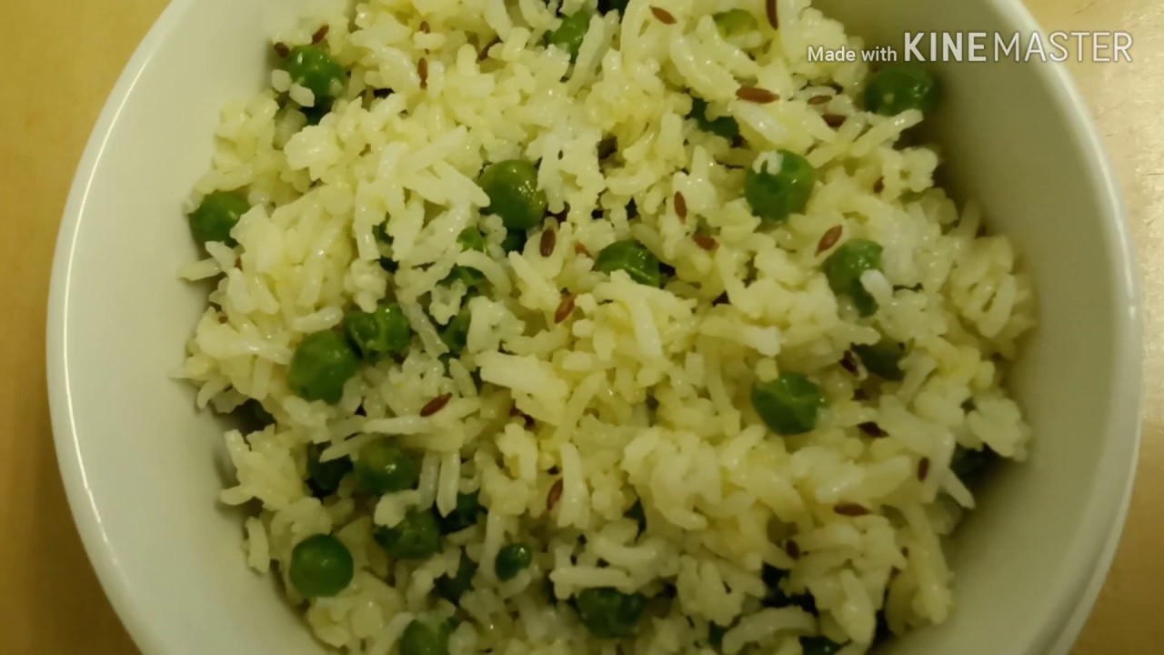 Jeera Peas Rice YouTube