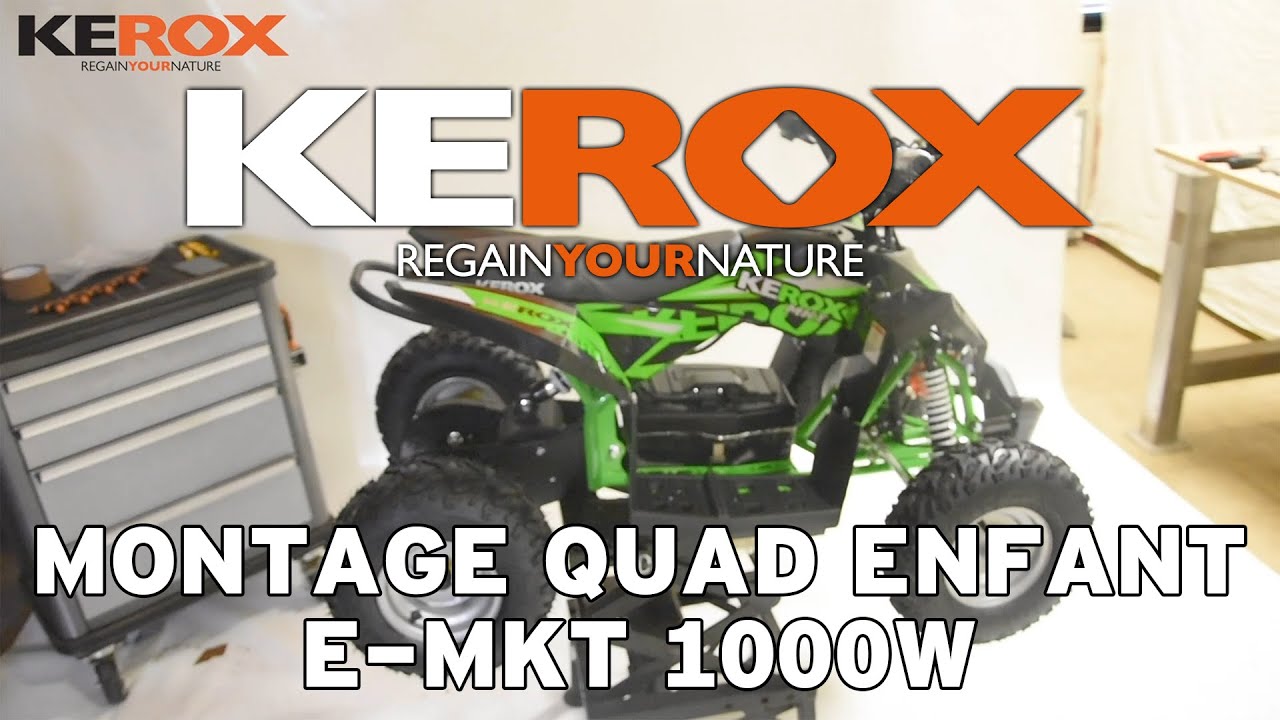 Quad pour enfant Kerox MKT, moteur 4 temps 110cm3