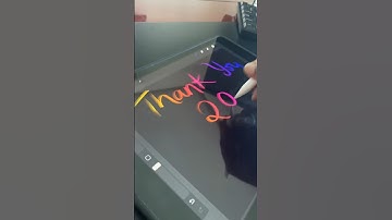 How to make Gradient Lettering in Procreate, Beginner Friendly #procreate #satisfying #shortsvideo