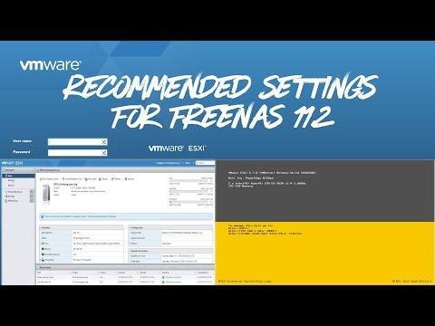 #ESXi 6.7 Recommended Settings for #FreeNAS 11.2