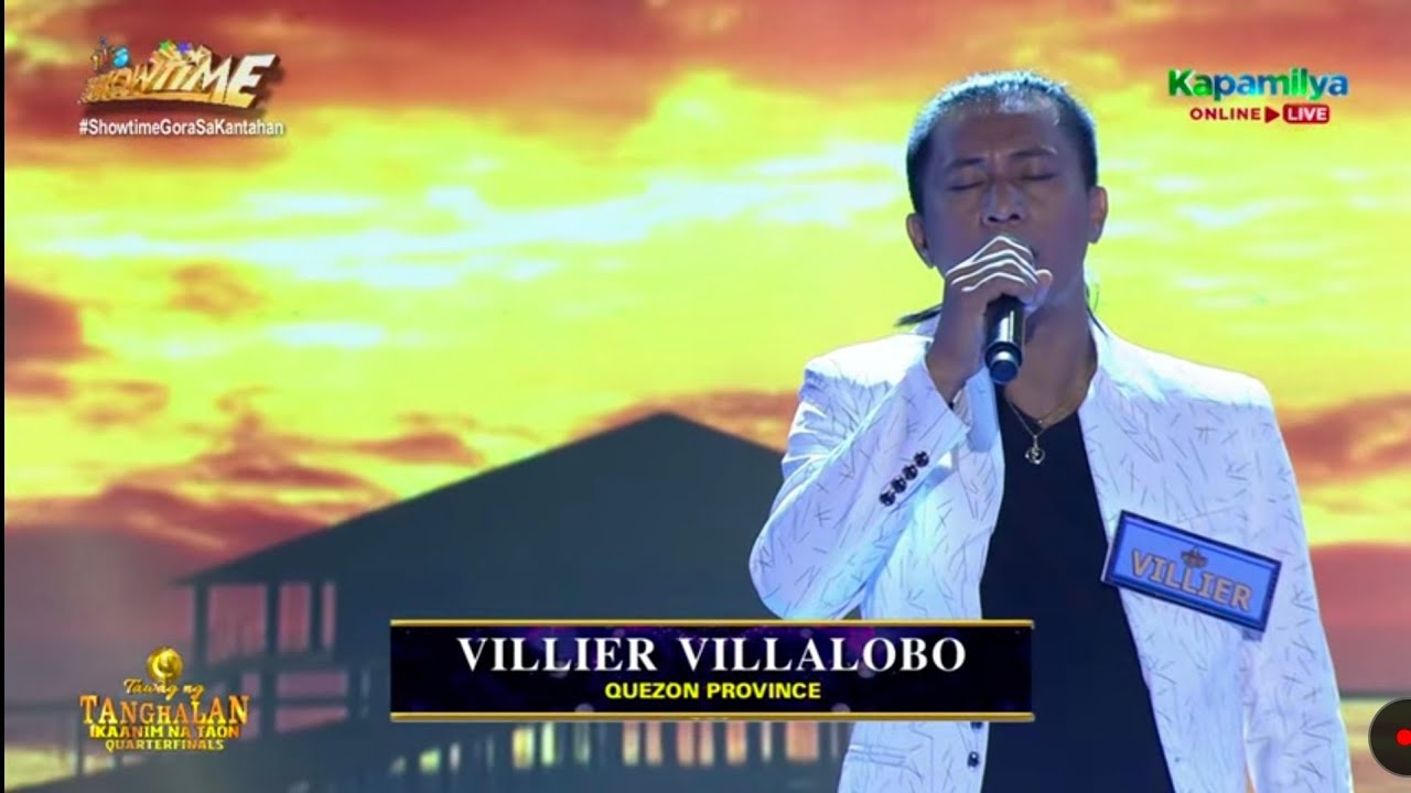 Tawag Ng Tanghalan | Villier Villalobo Sings Ngayo'y Naririto