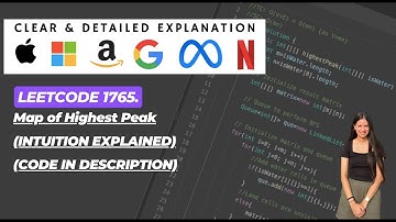 LeetCode 1765. Map of Highest Peak | LeetCode Daily Challenge