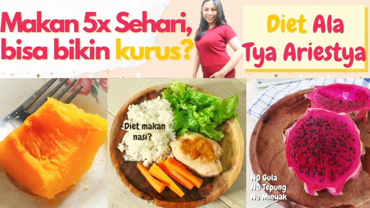 Variasi Menu Diet Tya Ariestya | Nyobain makan 5x sehari, masak tanpa minyak tanpa gula| Diet Pemula