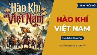 HÀO KHÍ VIỆT NAM (Epic V-Ethnic Pop) Tone NAM | BEAT PHỐI MỚI