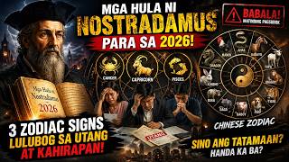 Nostradamus 2026 Warning: 3 Zodiac Signs na Aahon sa Utang at Kahirapan!
