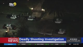 Police Investigating Fatal Shooting At Encino Home