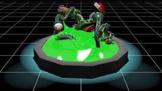 Monster vs. Robot Turntable Render