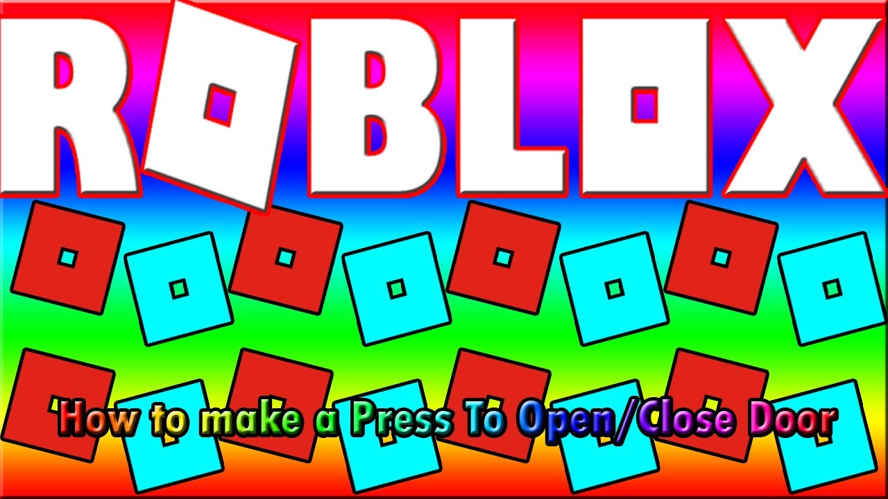 Roblox How To Make A Press To Open Door Youtube - how to make a button door in roblox studio scripts in description only works poweriest youtube