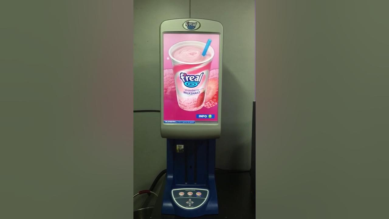 F'real milkshake machine - YouTube