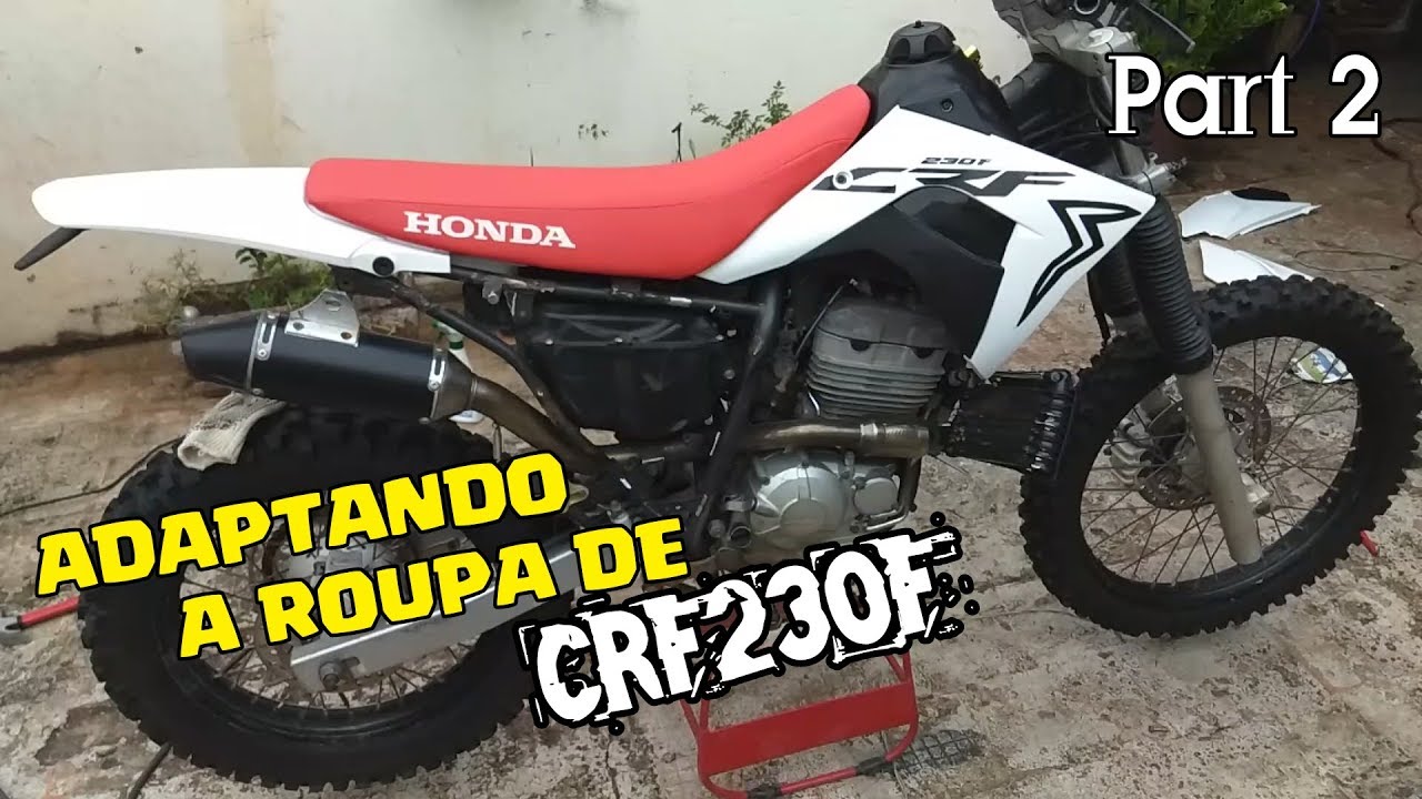 COMO COLOCAR ROUPA DE CRF NA XRE 300 Part2 YouTube