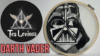 Star Wars Darth Vader Embroidery DIY - Tea Leviosa