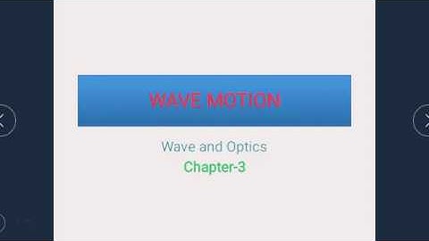 Wave Motion (In Hindi)