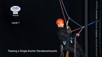 IRATA Level1 Passing a Single Anchor Deviation(Ascentmode)