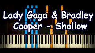 Lady Gaga &amp; Bradley Cooper - Shallow (A Star Is Born OST) [Piano Cover and Tutorial by ardier16]