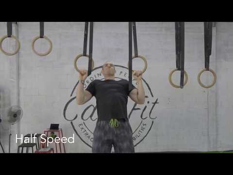 Wide Ring Pull ups