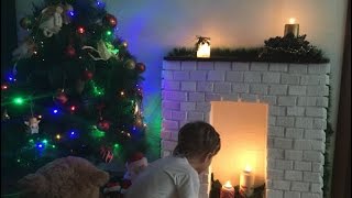 DIY Новогодний КАМИН * Камин из коробок* Новогодний ДЕКОР комнаты * DIY Новогодний КАМИН * Камин из коробок* Новогодний ДЕКОР комнаты *