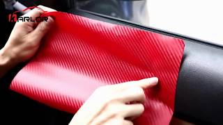 How to Install Car Sticker Carbon Fiber Vinyl Decorative Film screenshot 3