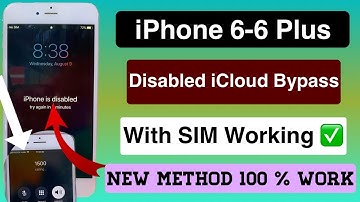 iphone 6 Plus Passcode/Disable Bypass Done With Sim Working 100%By Unlock Tool !! icloud bypass