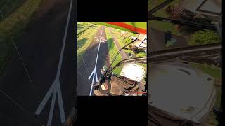 Full Throttle Landing In A Quicksilver Mxl-2 Ultralight Airplane. C286