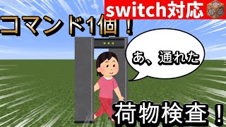 【マイクラスイッチ】コマンド1個！でできる荷物検査をご紹介！＃マイクラ＃コマンド