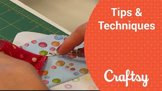 How to Rip Out Tiny Stitches in Paper Piecing