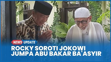 Rocky Gerung Soal Jokowi Bertemu Abu Bakar Ba