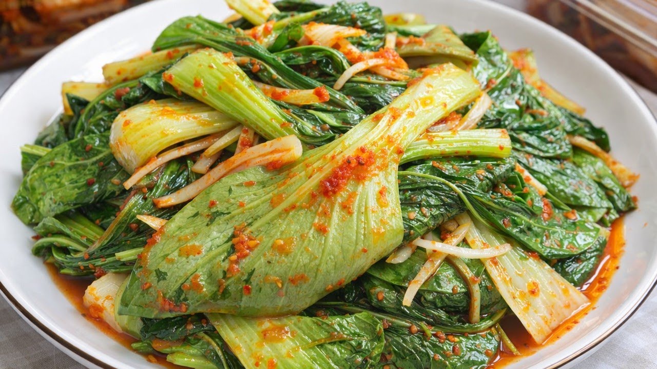 Острые и кисло-сладкие маринованные овощи с хрустящей капустой бок-чой: закуска за 5 минут.